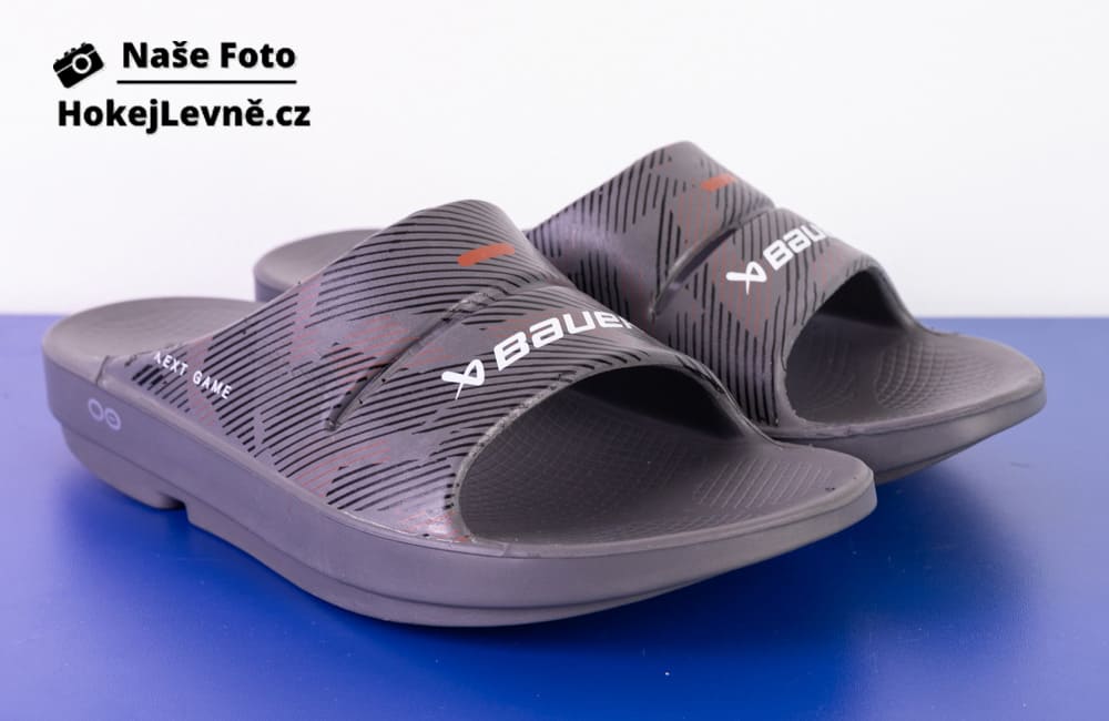 Pantofle Bauer OOFOS Sport Slide Grey