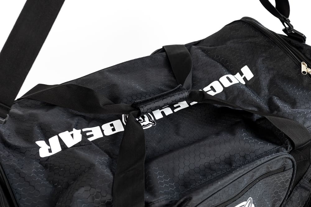 Hokejová taška Hockey Bear Wheel Bag Upgraded Junior - Černá / Bílá